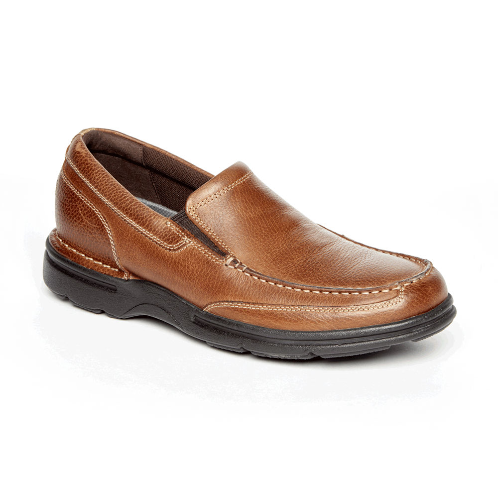 Rockport Mens ProWalker Eureka Plus - Slip-On Brown - JRN290178